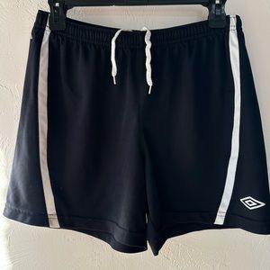Umbro boys athletic shorts blue M GUC